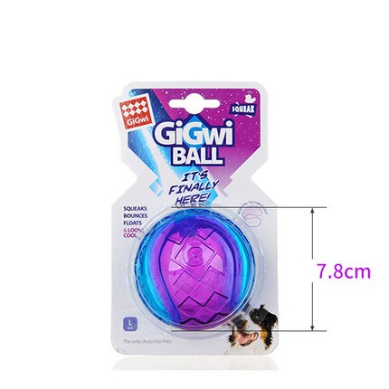 Squeaky Dog Chew Ball for Safe Outdoor Fetch Play