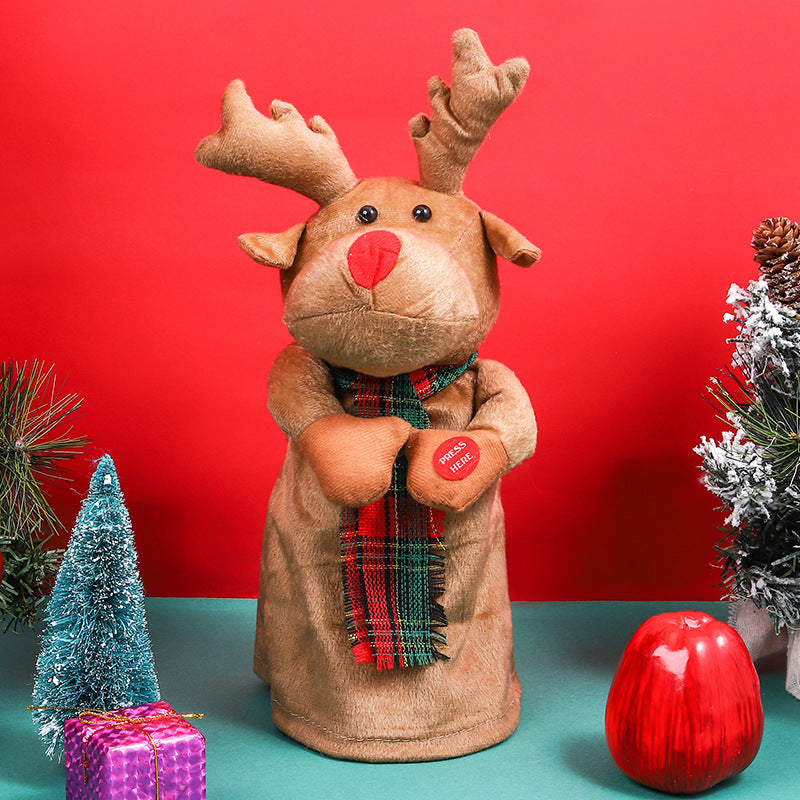 Dancing Musical Reindeer Christmas Decoration Ornament