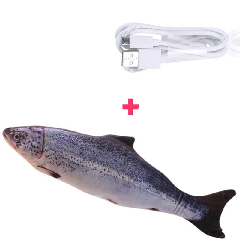 Interactive Fish Cat Toy for Indoor Play & Enrichment