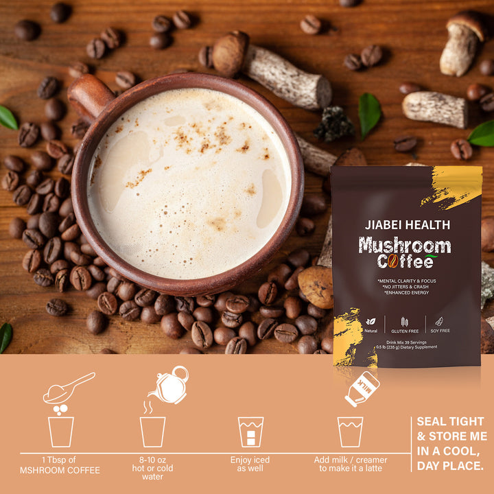 Mushroom Coffee Alternative — Mental Clarity & Steady Energy