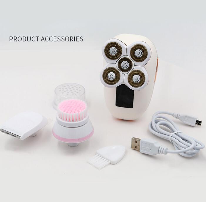 5-in-1 Ladies Electric Shaver for Smooth Body Grooming