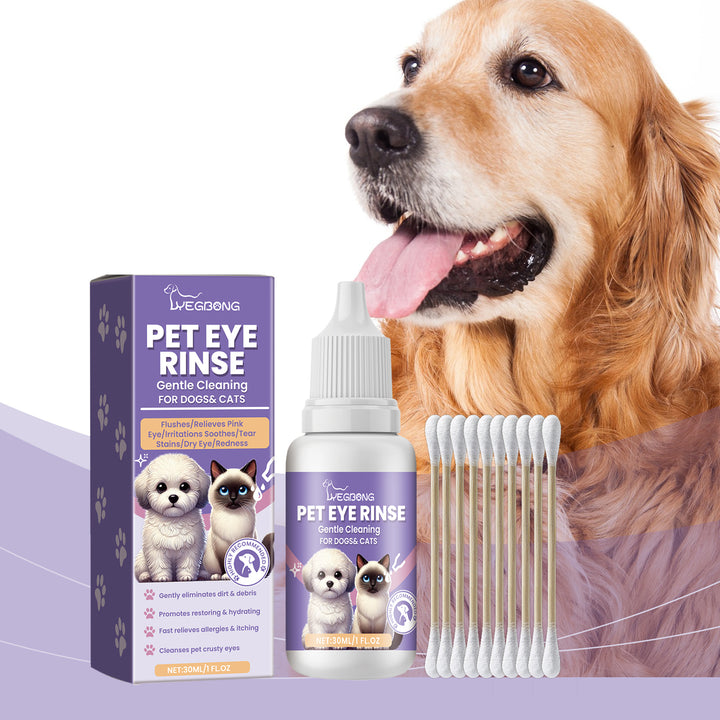 Pet Eye Wash for Dogs & Cats | Gentle Daily Cleaning