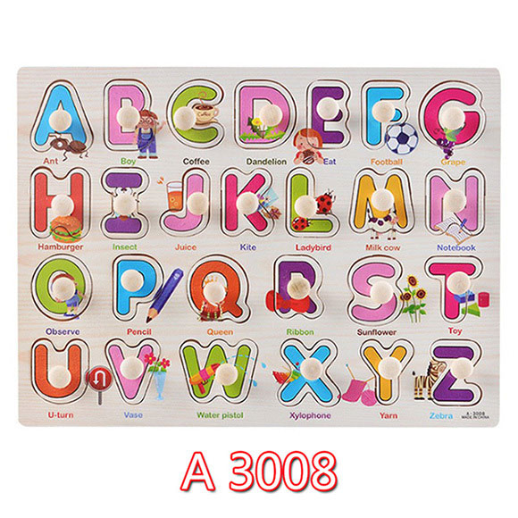 Wooden Learning Puzzle Set for Toddler Skill Building
