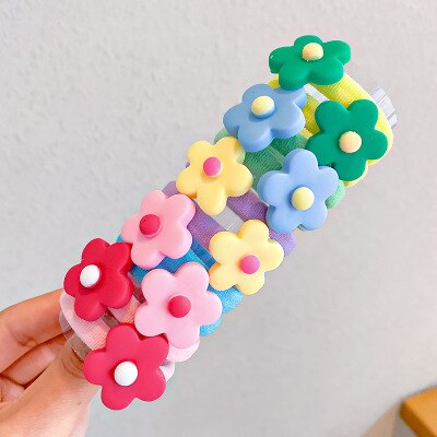 Rainbow Cartoon Hair Ties for Cheerful Everyday Styles