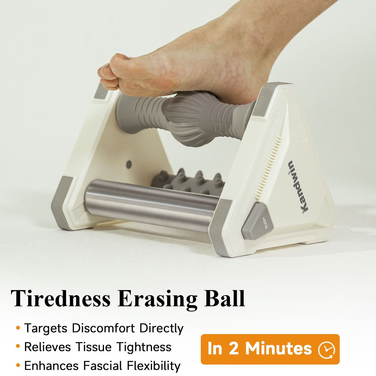 Foot Massager for Heel Pain Relief — 3‑in‑1 Ice, Release