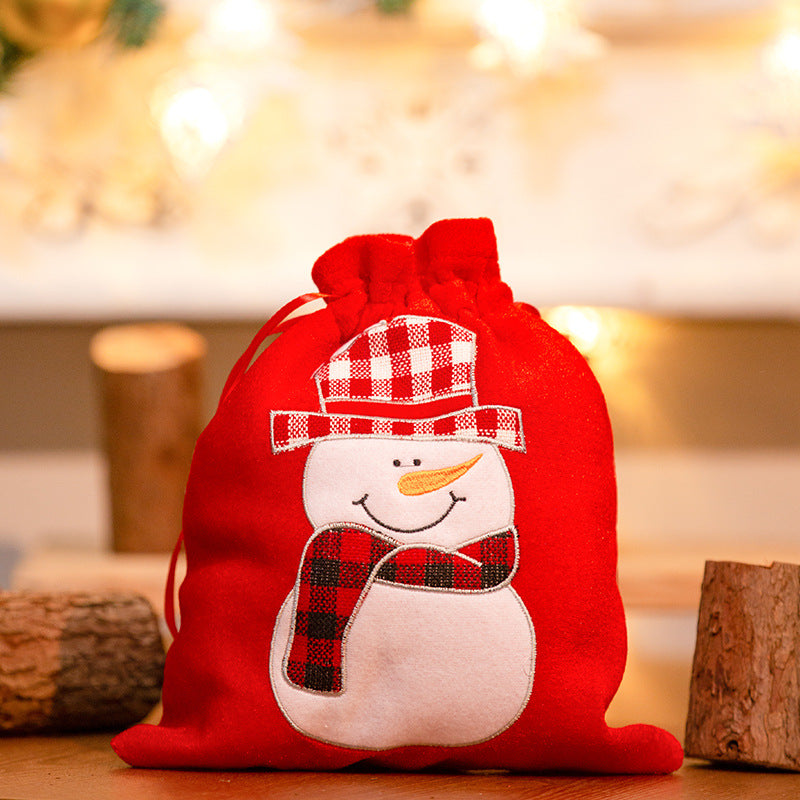 Christmas Gift Bags: Reusable Velvet Holiday Wrap