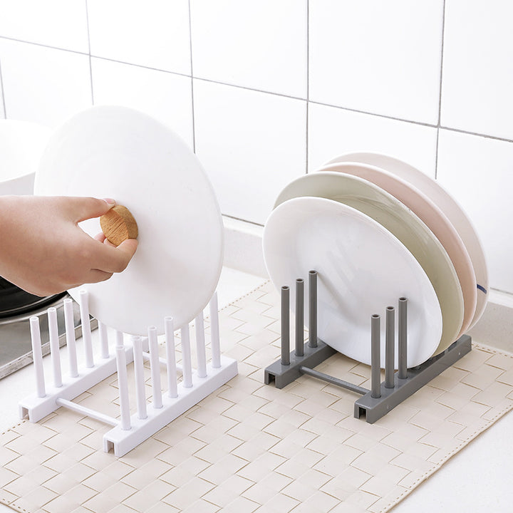 Plastic Dish Rack for Counter: Dry Plates Faster