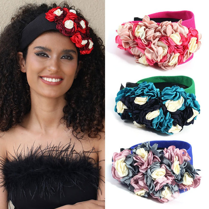 3D Floral Headband for Instant Statement Outfit Style
