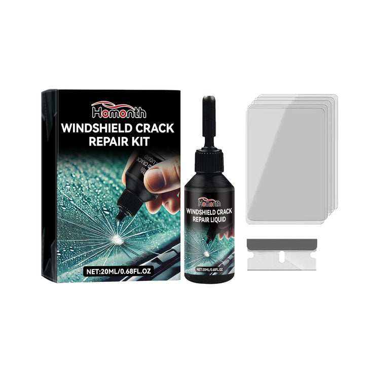 Windshield Crack Repair Kit for Smoother, Clearer Glass