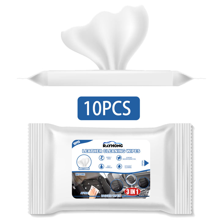Leather Cleaning Wipes for Car Seats, Waterless Care