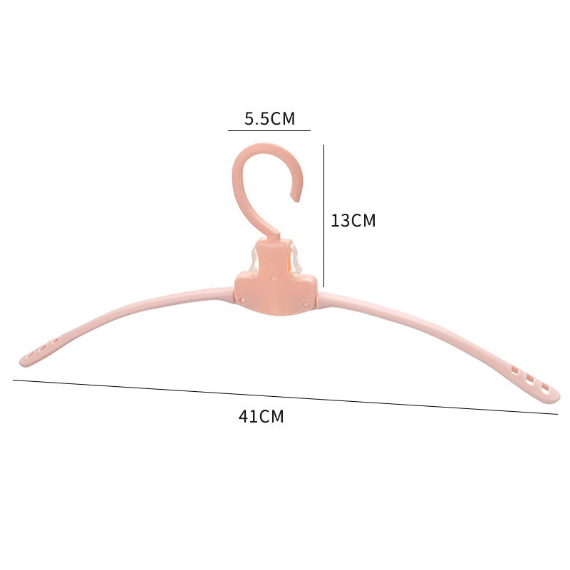 Foldable Non-Slip Travel Clothes Hanger for Packing Light