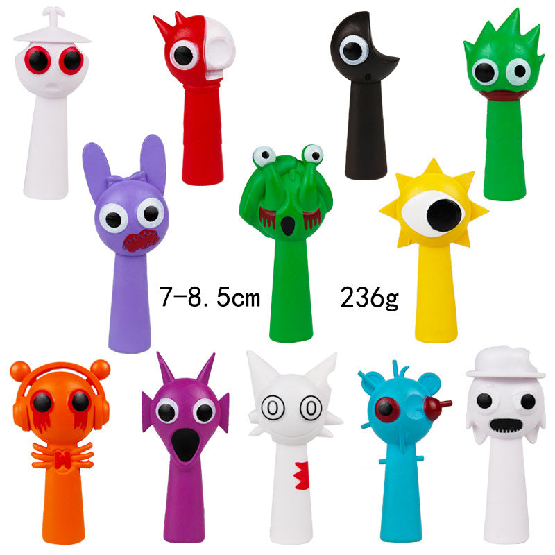 Collectible Character Ornaments for Colorful Desks