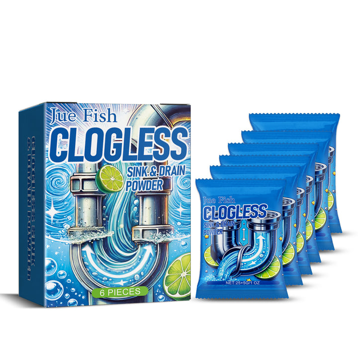 Drain Cleaning Powder Sachets for Clogged Sinks & Pipes