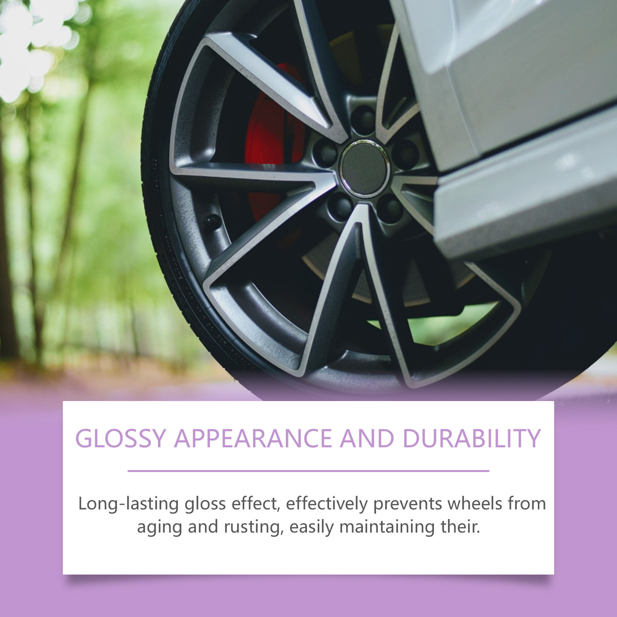 Wheel Rust Remover Spray for Glossy, Cleaner Alloy Rims