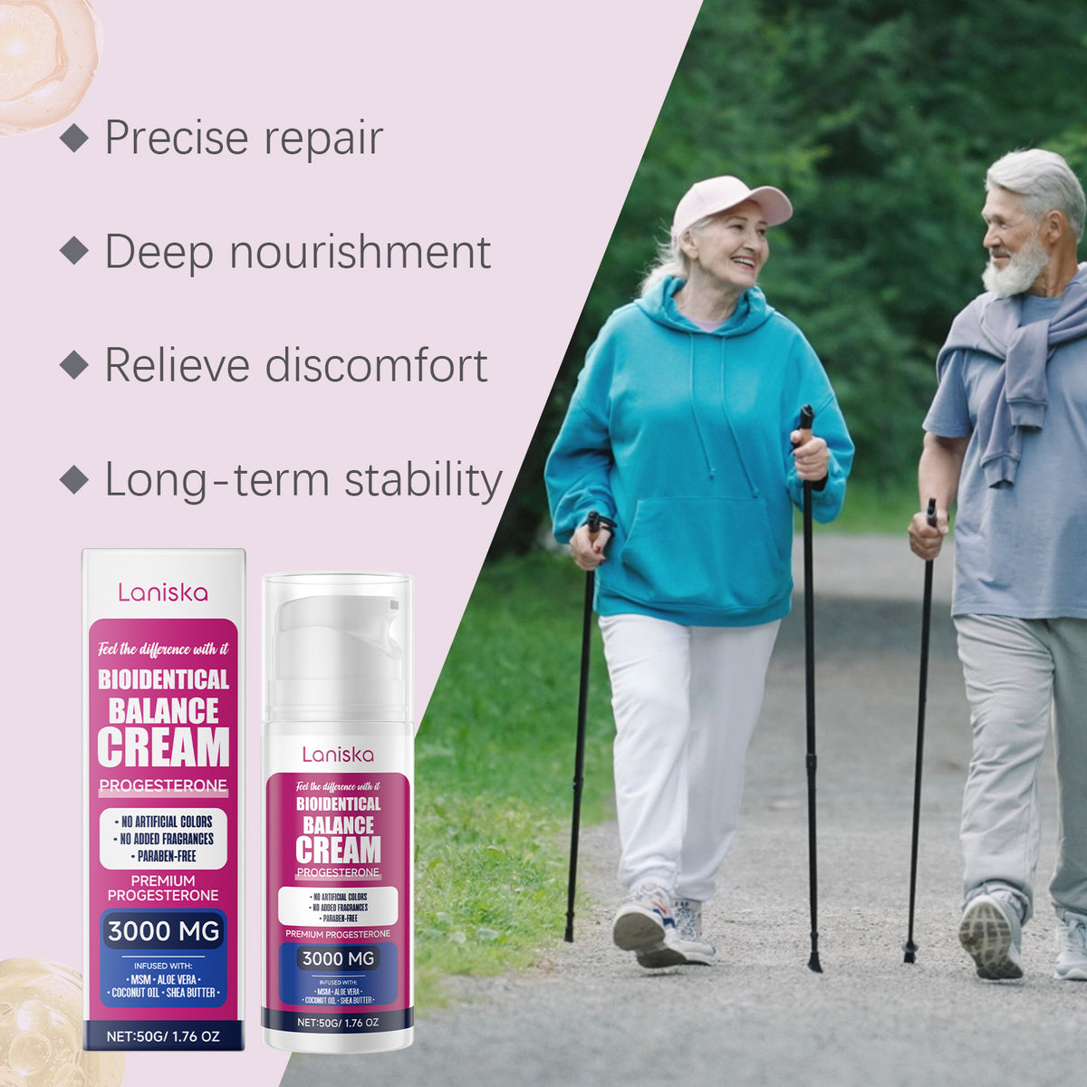 Progesterone Balance Cream for Menopausal Skin Comfort