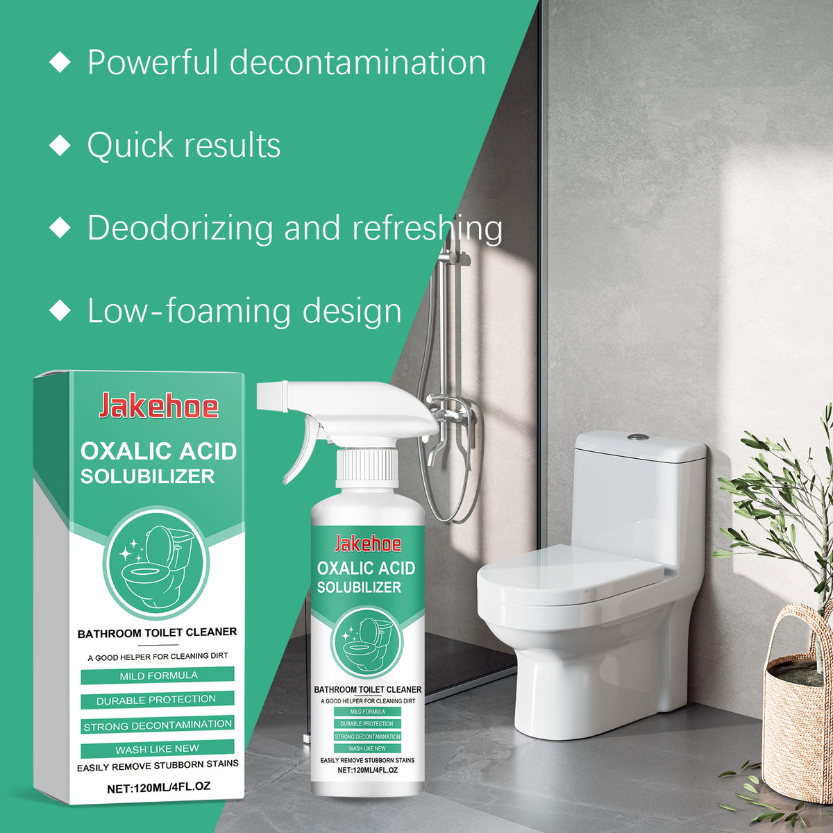 Bathroom Cleaner Spray for Stubborn Limescale Buildup