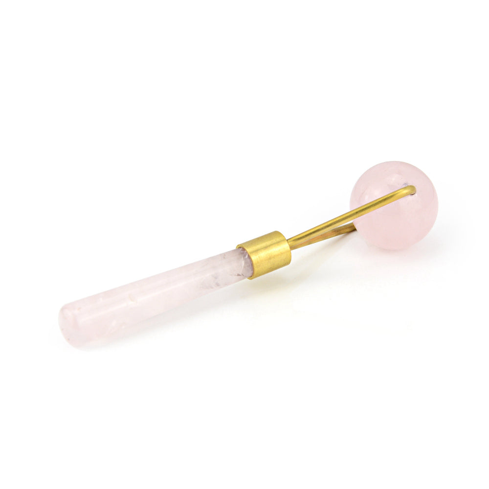 Rose Quartz Facial Massage Set — Smooth Wrinkles, Boost Glow