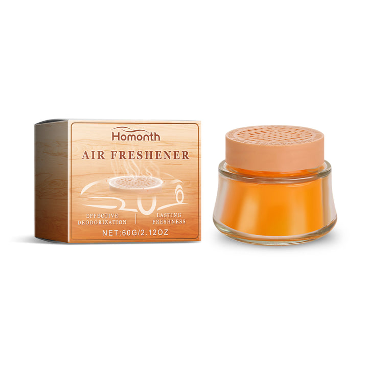 Solid Car Air Freshener Balm for Lasting Odor Control