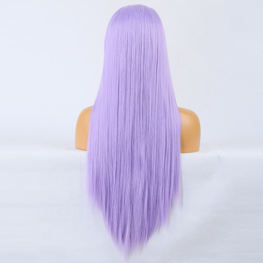 Lace Front Lavender Wig for Instant Long, Sleek Hair