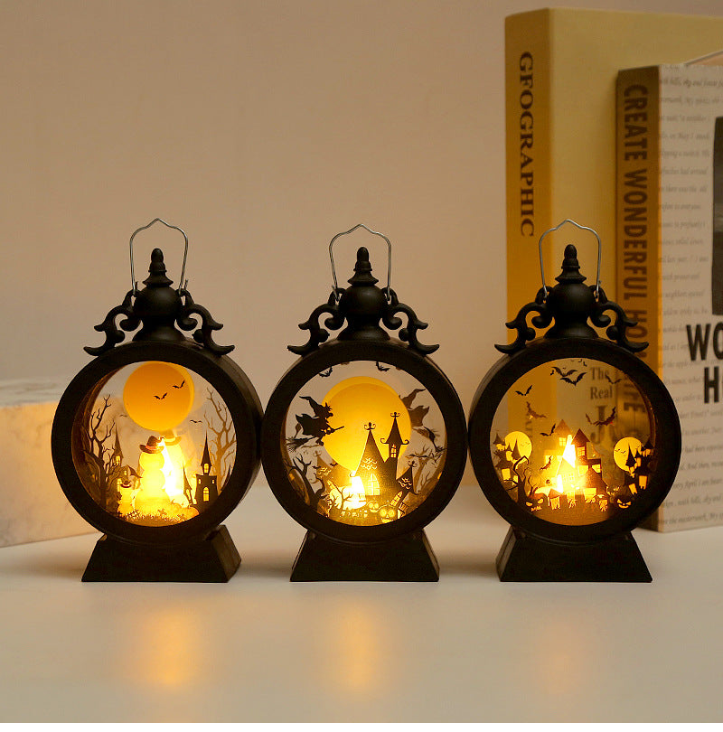 Halloween Wind Lantern LED Candlelight Seasonal Decor