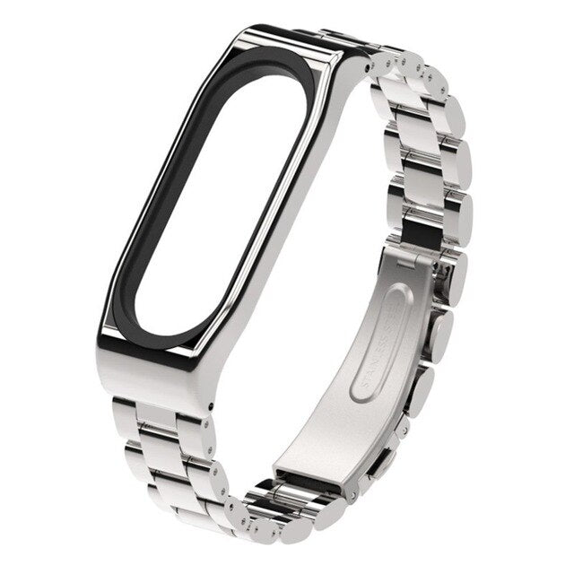 Stainless Steel Metal Strap for Xiaomi Mi Band Tracker