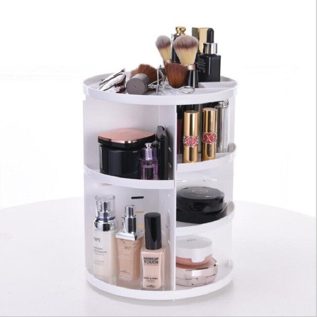 360 Rotating Makeup Organizer for Vanity and Skincare