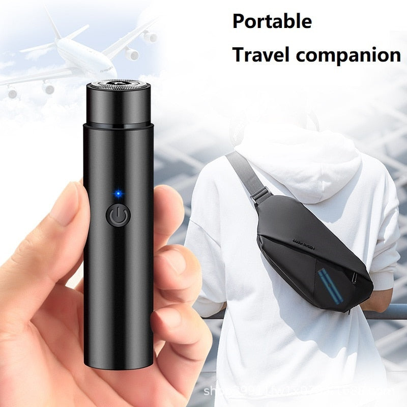Mini Electric Shaver for Fast, Smooth Facial Touch-Ups