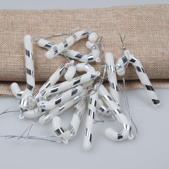 Candy Cane Christmas Ornaments, 24-Piece Festive Set