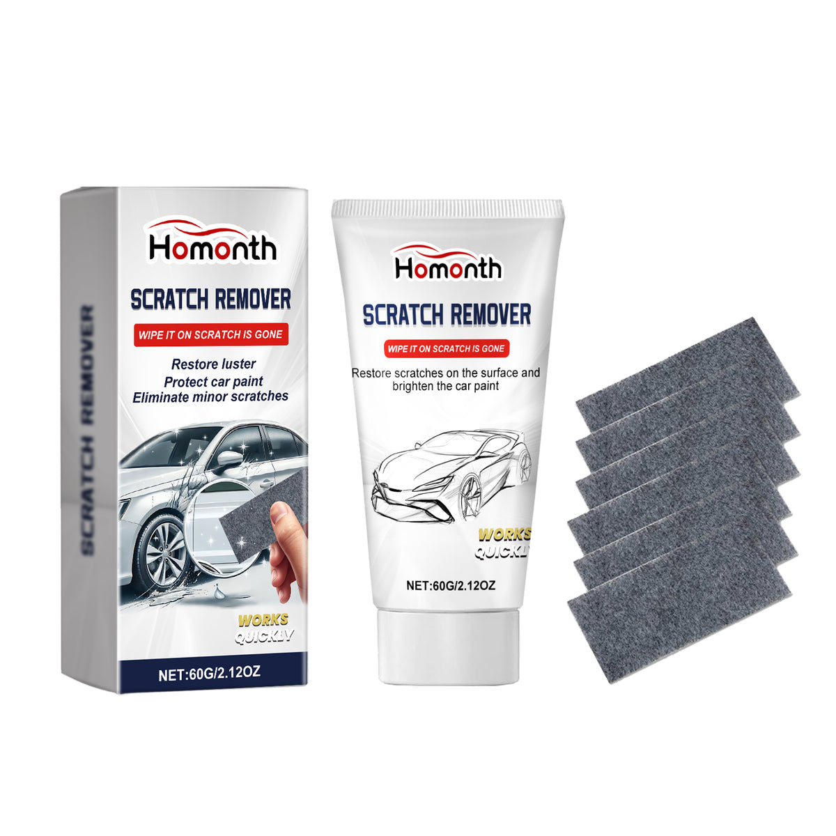 Car Scratch Remover Kit for Minor Paint Scratches
