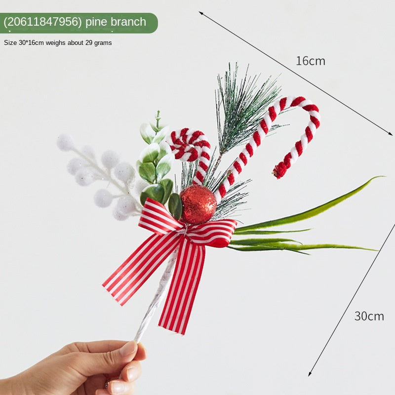Christmas Pine Branch Decoration for Festive Displays