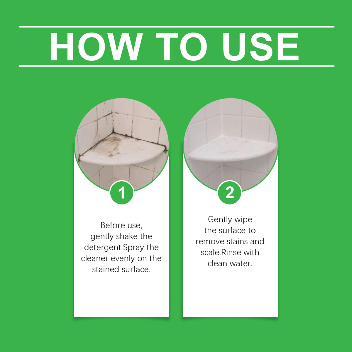 Bathroom Cleaner Spray for Fast Grime & Scale Removal