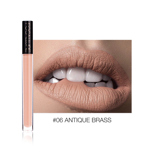 Liquid Lipstick Matte Color, Waterproof Kiss-Proof Wear