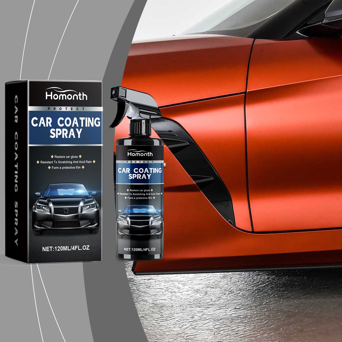 Automotive Ceramic Coating Spray for Gloss Protection