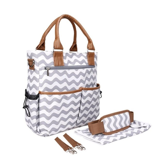 Maternity Diaper Bag With Changing Pad & Stroller Hooks
