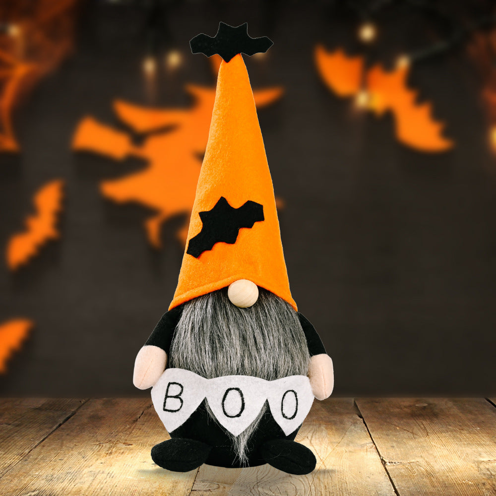Halloween Gnome Decorations Pair for Festive Displays
