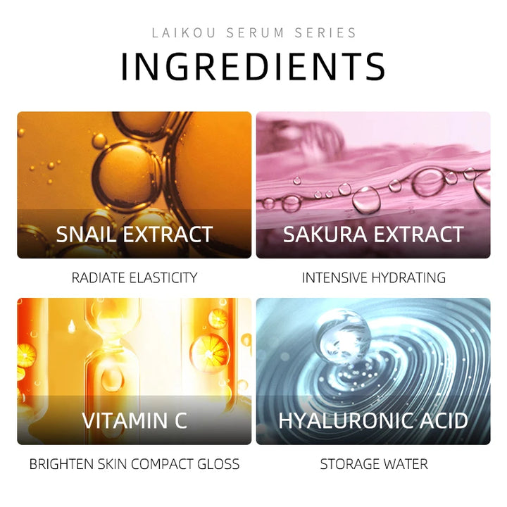LAIKOU Face Serum for Hydrated, Brighter-Looking Skin