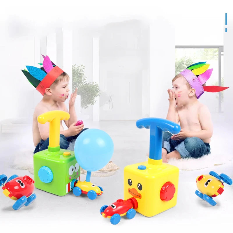 Balloon Launch Tower Toy for Hands-On STEM Experiment