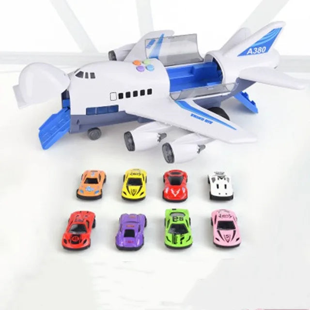 Passenger Plane Track Toy for Musical Pretend Play