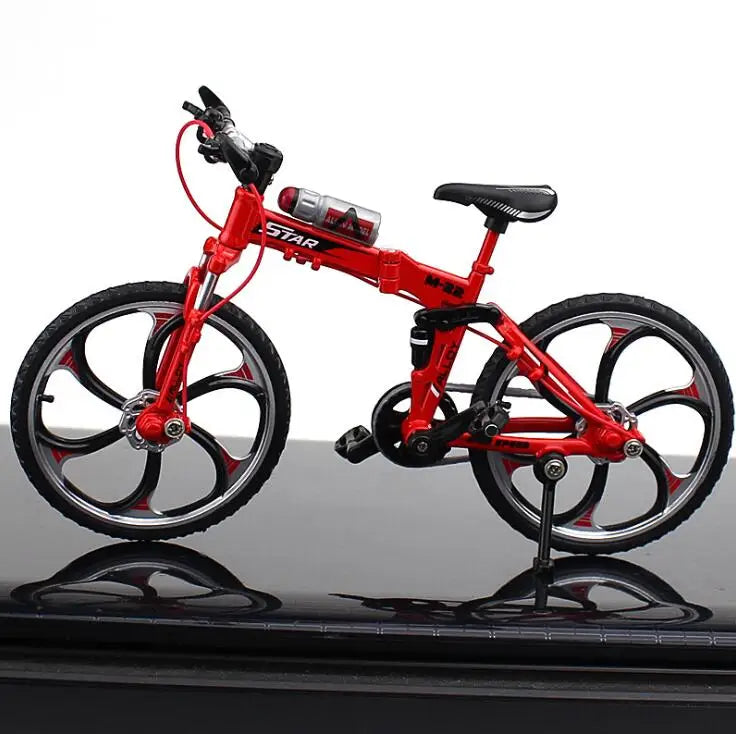Mini Diecast Bicycle Model for Screen-Free Playtime