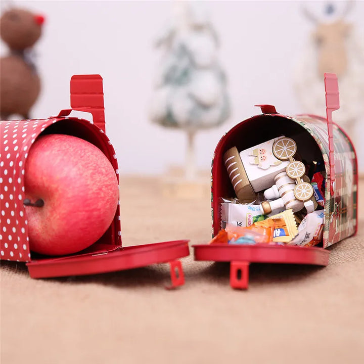 Christmas Candy Gift Box | Reusable Tin Storage Box