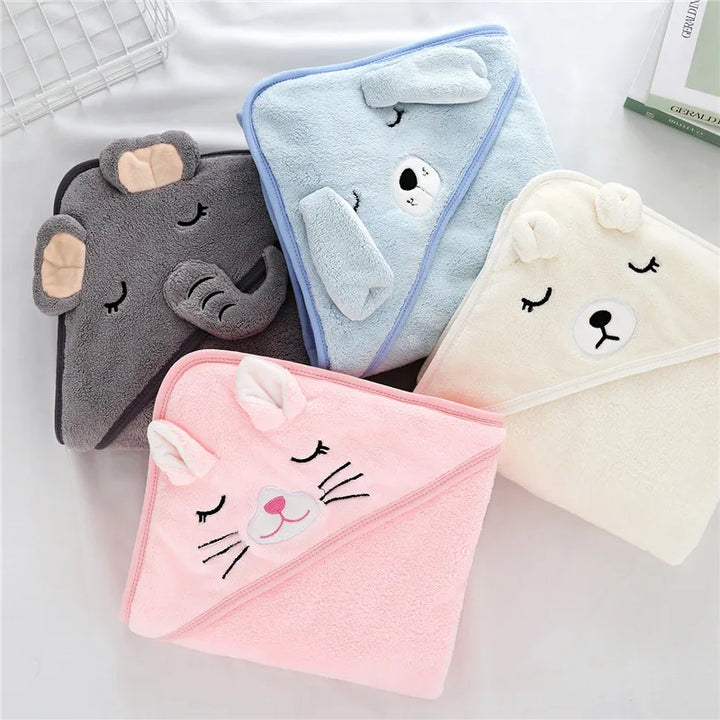 Toddler Hooded Bath Towel for Soft, Cozy After-Bath