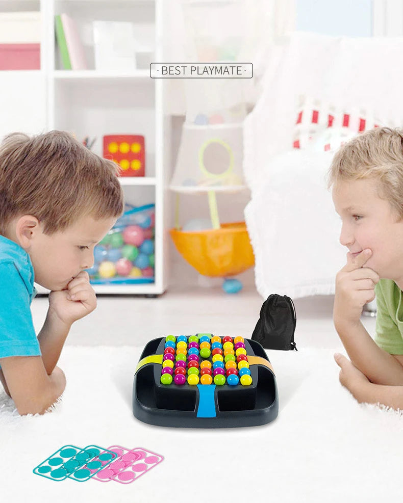 Rainbow Ball Elimination Puzzle Game Toy for Young Kids