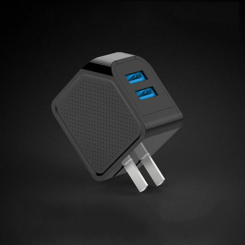 LED Display Fast Charger with Dual USB & Auto-Off