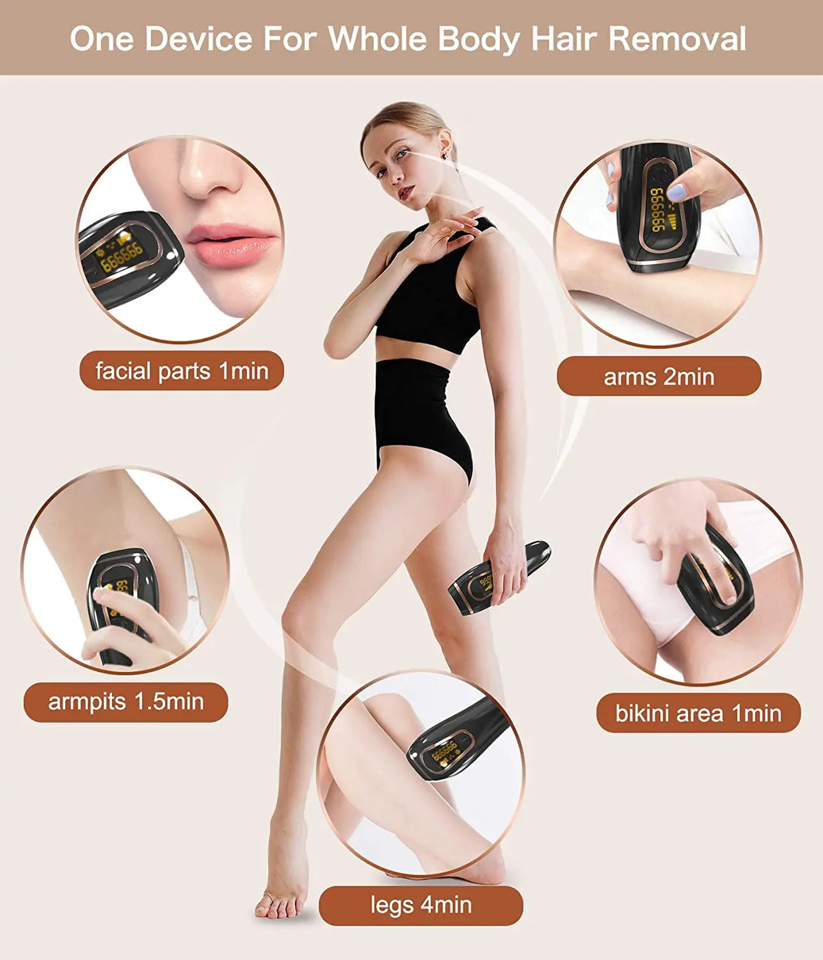 IPL Hair Removal Device for Smooth At-Home Results