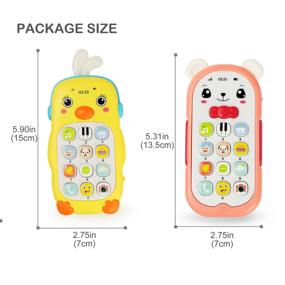 Baby Phone Toy for Early Learning, Music & Pretend Play
