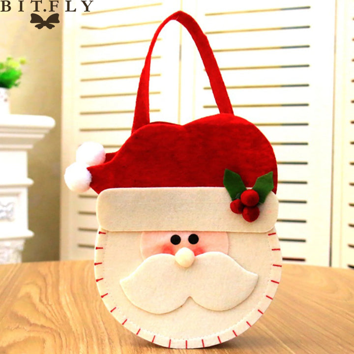 Christmas Candy Gift Bag, 15x18cm Santa Holiday Designs
