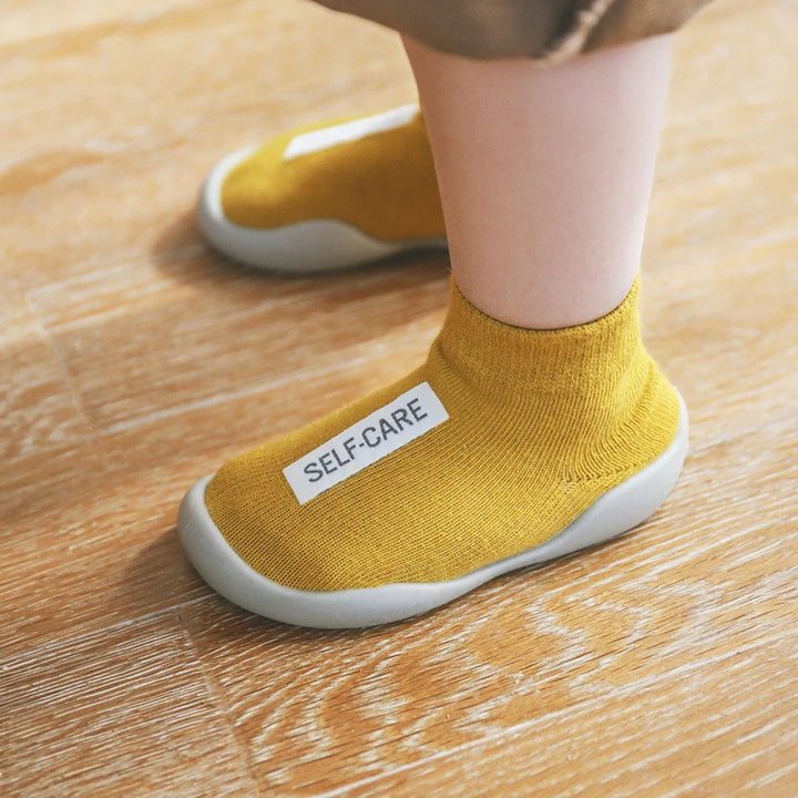 Baby First Walker Shoes With Soft Anti-Slip Rubber Soles