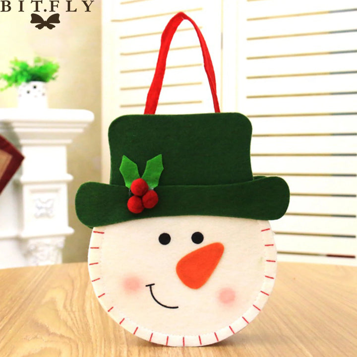 Christmas Candy Gift Bag, 15x18cm Santa Holiday Designs