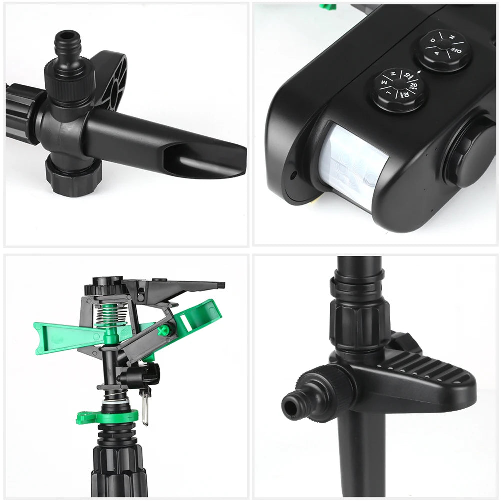 Solar Motion Sprinkler for Garden Animal Repellent