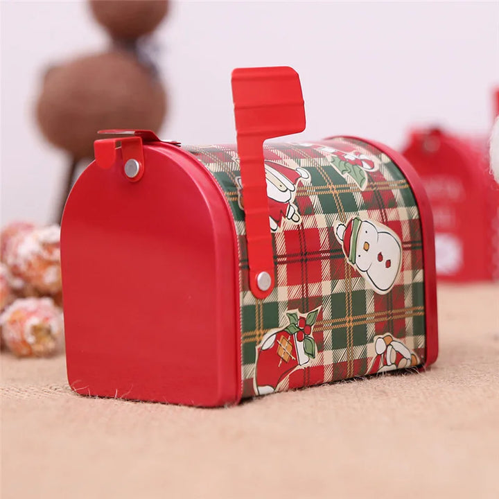 Christmas Candy Gift Box | Reusable Tin Storage Box